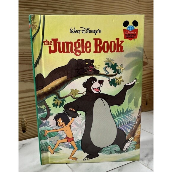 1993 The Jungle Book First Edition Disneys Wonderful World of Reading - Picture 1 of 3